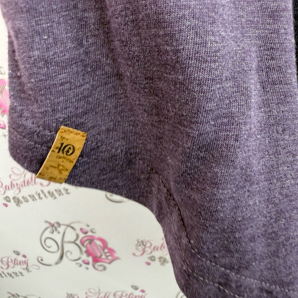 Tentree T-shirt feather ombré top feather design Purple T-Shirt comfy - Picture 7 of 12